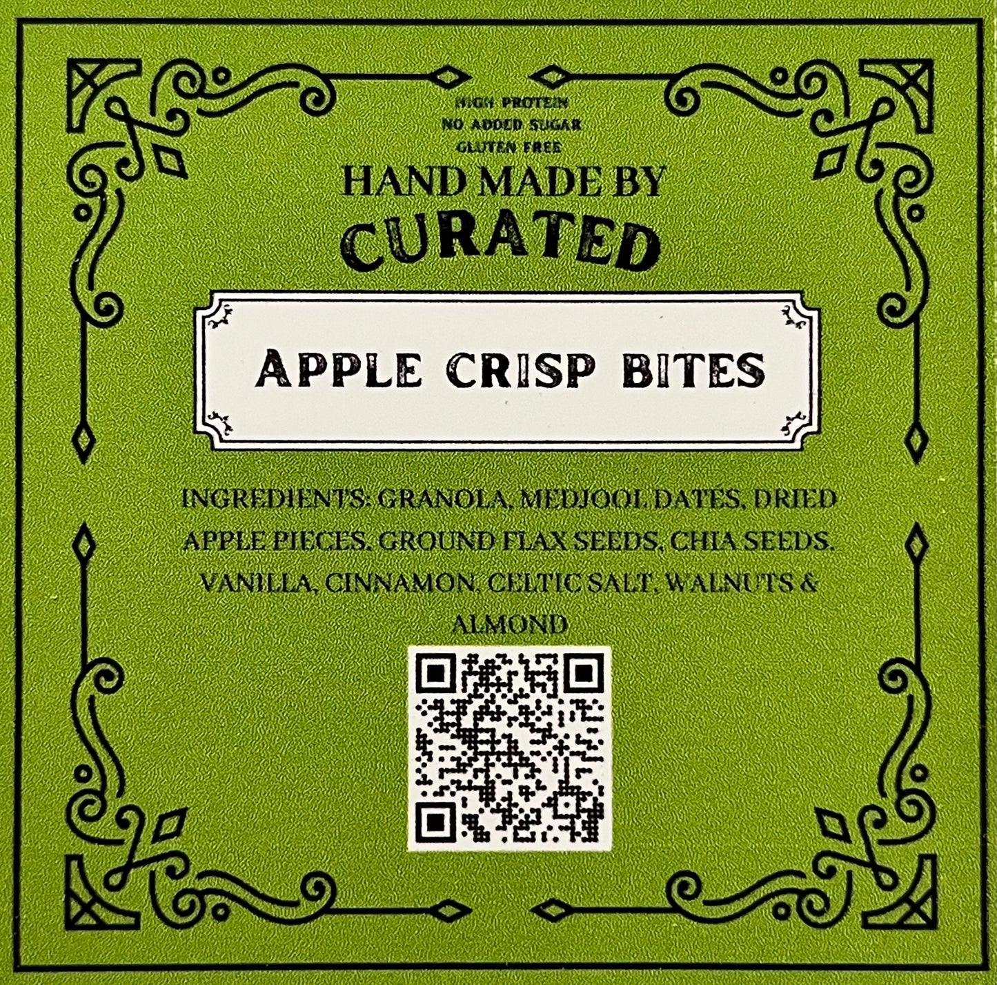 Apple Crisp Protein Energy Bites